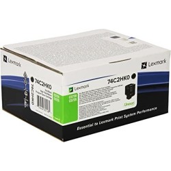 TONER ORIGINALE LEXMARK CS720 CX725 CX725 NERO 74C2HK0 20K