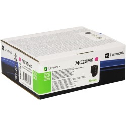 TONER ORIGINALE LEXMARK CS720 CX725 CX725 MAGENTA 74C20M0 3K