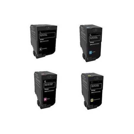 TONER COMPATIBILE LEXMARK CS720 CX725 CX725 GIALLO 74C2SY0 7K