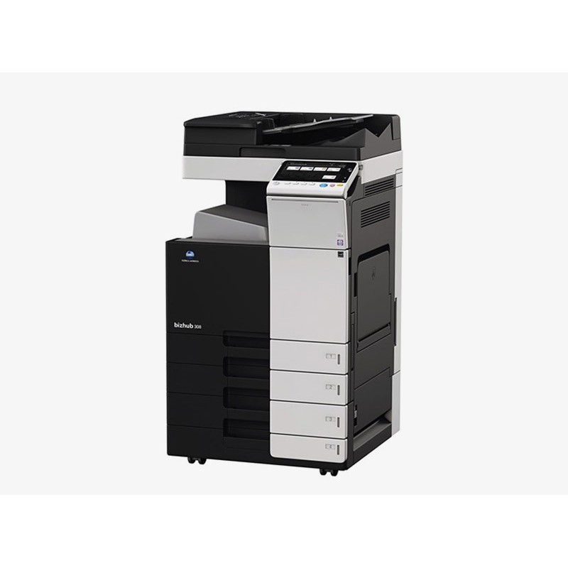 FOTOCOPIATORE DIGITALE LASER KONICA MINOLTA BIZHUB 308 A3 LAN ADF DUPLEX + CASSETTI (USATO GARANTITO)
