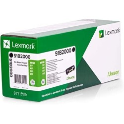 TONER ORIGINALE LEXMARK 51B2000 Lexmark MS317 MS417 MX317 MX417 2,5K NERO