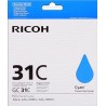 CARTUCCIA ORIGINALE SUBLIMAZIONE PIGMENTATO RICOH 405702 405689 GC-31C GX e5550 CIANO