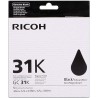 CARTUCCIA ORIGINALE SUBLIMAZIONE PIGMENTATO RICOH 405701 405688 GC-31K GC31K GX e5550 NERO