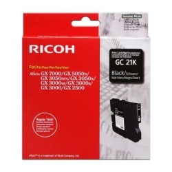 CARTUCCIA ORIGINALE SUBLIMAZIONE PIGMENTATO RICOH 405532 405536 GC-21K GX2500 NERO