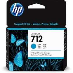 CARTUCCIA ORIGINALE HP 712 3ED67A CIANO DesignJet Studio 24 Zoll