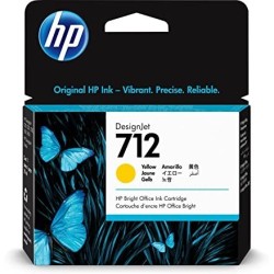 CARTUCCIA ORIGINALE HP 712 3ED69A GIALLO DesignJet Studio 24 Zoll