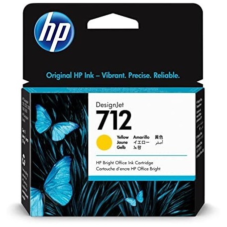 CARTUCCIA ORIGINALE HP 712 3ED69A GIALLO DesignJet Studio 24 Zoll