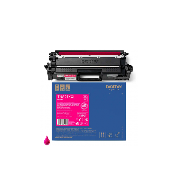 TONER ORIGINALE BROTHER TN-821XXL M TN821XXLM MAGENTA HL-L9430CDN