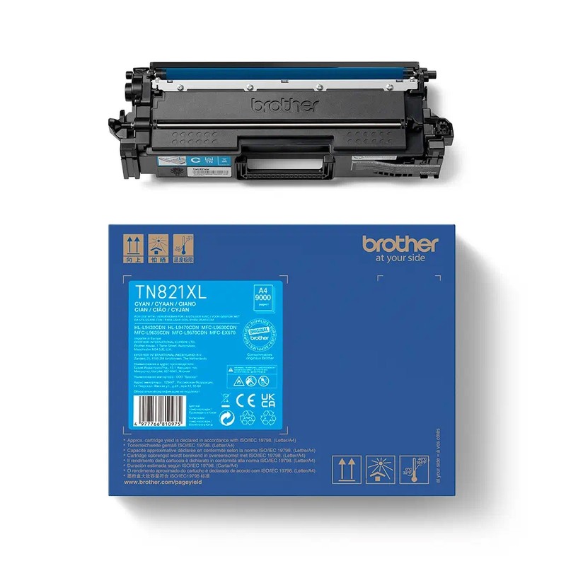 TONER ORIGINALE BROTHER TN-821XL C TN821XLC CIANO HL-L9430CDN
