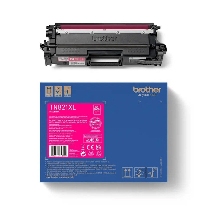 TONER ORIGINALE BROTHER TN-821XL M TN821XLM MAGENTA HL-L9430CDN