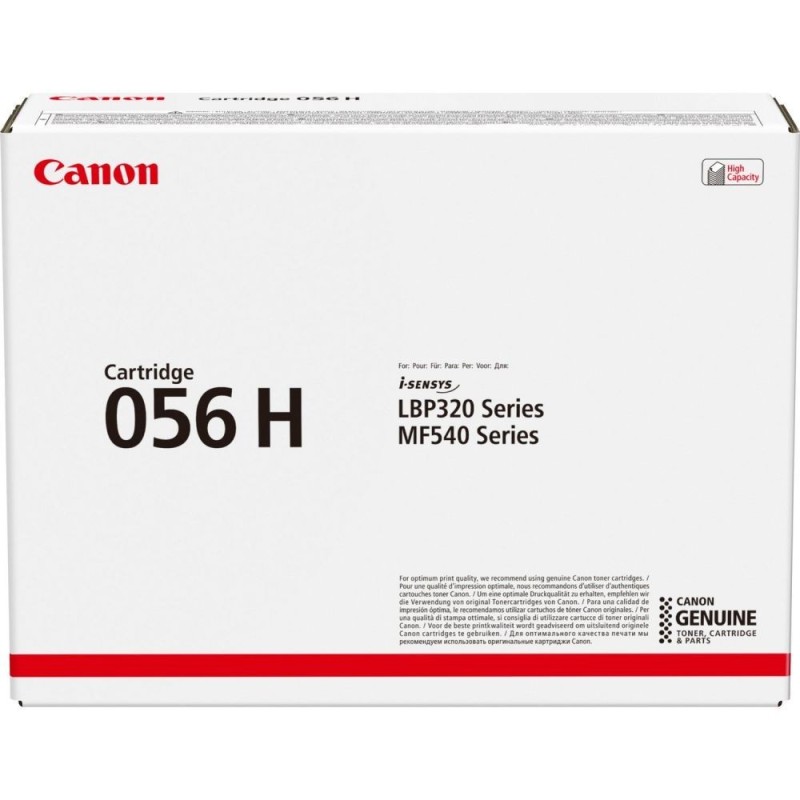 TONER ORIGINALE CANON 056 056H 3008C002 NERO 21K i-SENSYS LBP-320