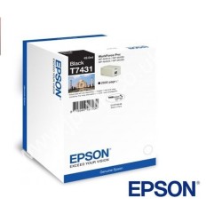 CARTUCCIA ORIGINALE EPSON C13T74314010 T7431 WorkForce Pro WP-M4015DN NERO 2.5K