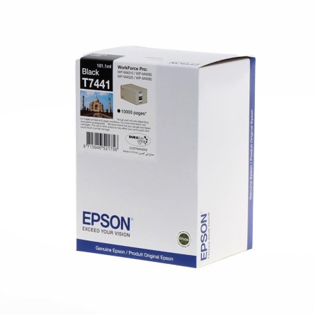 CARTUCCIA ORIGINALE EPSON C13T74414010 T7441 WorkForce Pro WP-M4015DN NERO