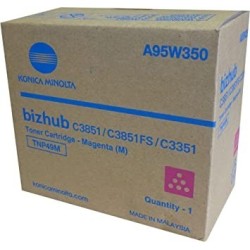 TONER ORIGINALE KONICA MINOLTA TNP49M MAGENTA A95W350 12K Bizhub C3351