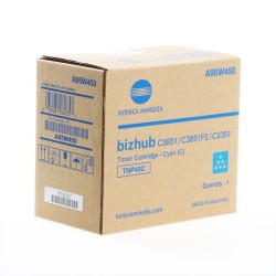 TONER ORIGINALE KONICA MINOLTA TNP49C CIANO A95W450 12K Bizhub C3351