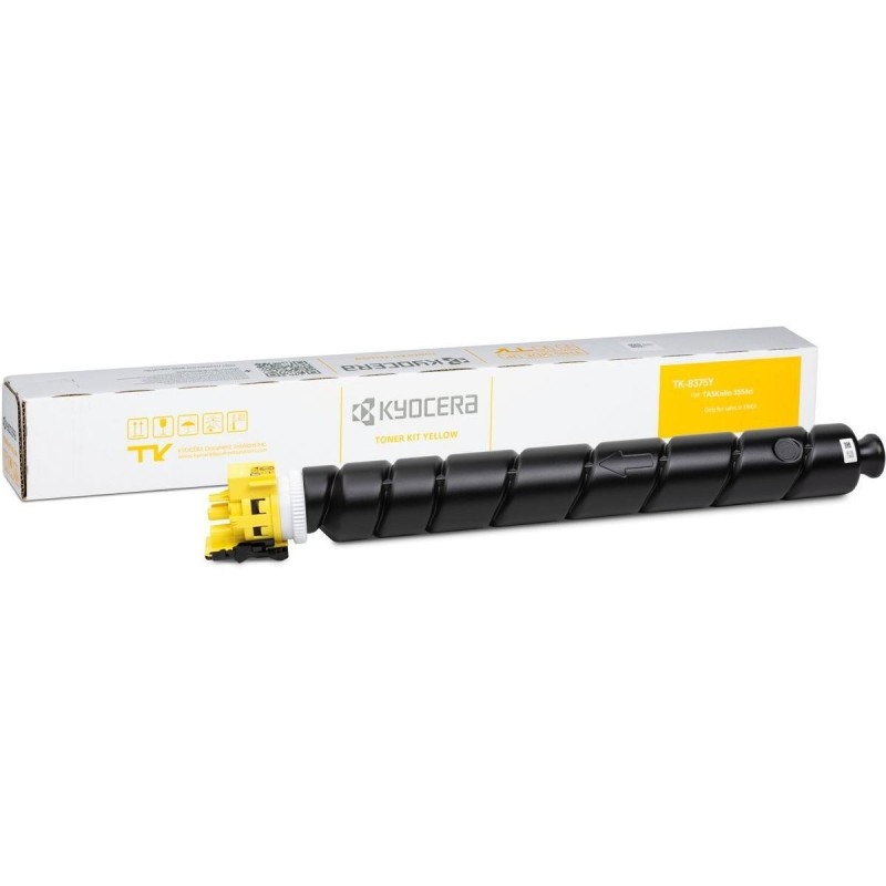 TONER ORIGINALE KYOCERA 1T02XDANL0 GIALLO TK8375Y TK-8375Y TASKALFA 3554CI