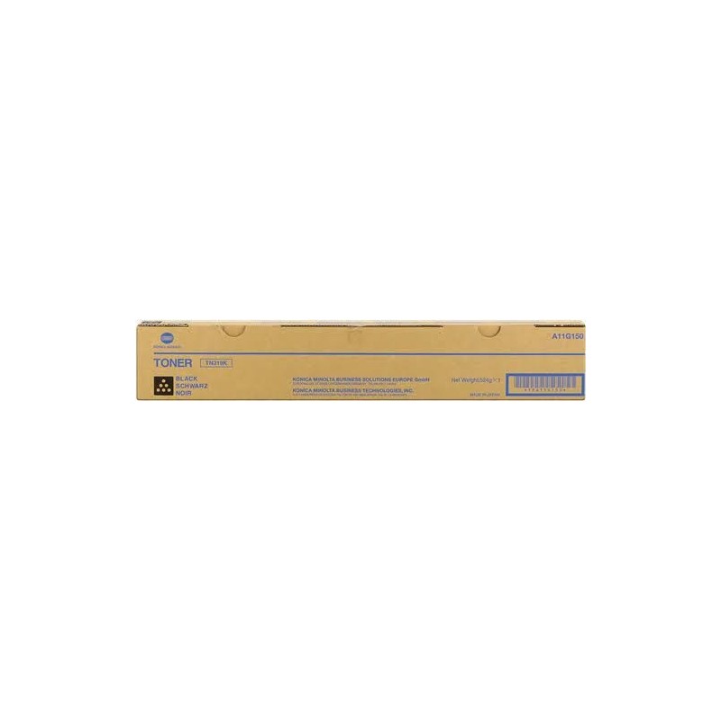 TONER ORIGINALE KONICA MINOLTA NERO TN319 TN-319K A11G150 BIZHUB C360