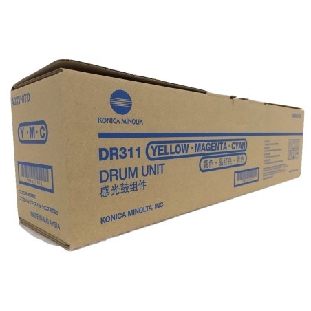 TAMBURO ORIGINALE KONICA MINOLTA DR311 CYM DR-311 Bizhub C220 C280 C360 75K A0XV0TD