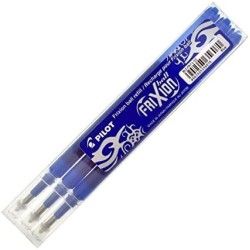 RICARICA GEL PENNA EVIDENZIATORE CANCELLABILE PILOT FRIXION Ball Clicker 3PZ BLU BLS-FR7-L-S3