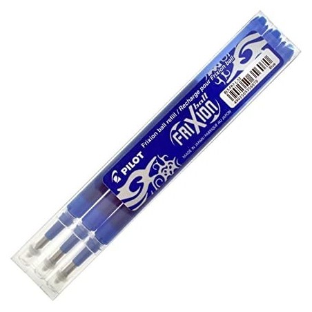 RICARICA GEL PENNA EVIDENZIATORE CANCELLABILE PILOT FRIXION Ball Clicker 3PZ BLU BLS-FR7-L-S3
