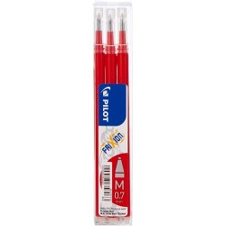 RICARICA GEL PENNA EVIDENZIATORE CANCELLABILE PILOT FRIXION Ball Clicker 3PZ ROSSO BLS-FR7-R-S3