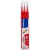 RICARICA GEL PENNA EVIDENZIATORE CANCELLABILE PILOT FRIXION Ball Clicker 3PZ ROSSO BLS-FR7-R-S3