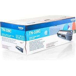 TONER ORIGINALE BROTHER TN-328C TN328C CIANO DCP-9270CDN HL 4570
