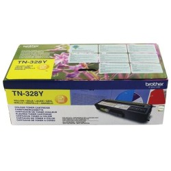 TONER ORIGINALE BROTHER TN-328Y TN328Y GIALLO DCP-9270CDN HL 4570