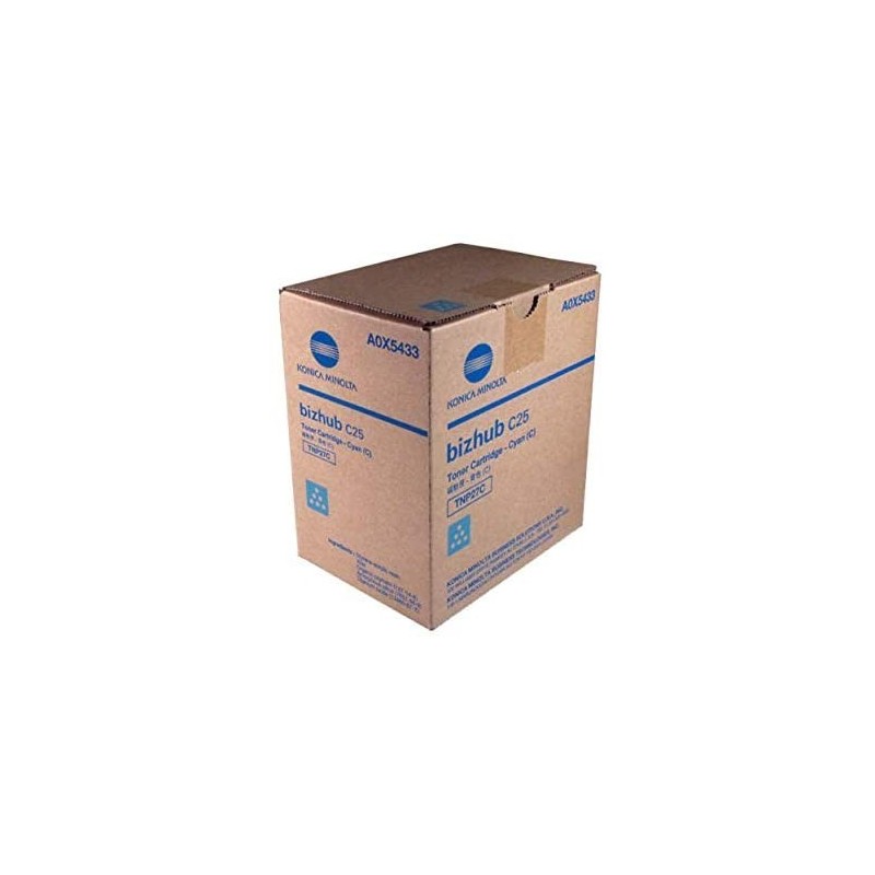 TONER ORIGINALE KONICA MINOLTA TNP-27C A0X5453 CIANO Bizhub C25