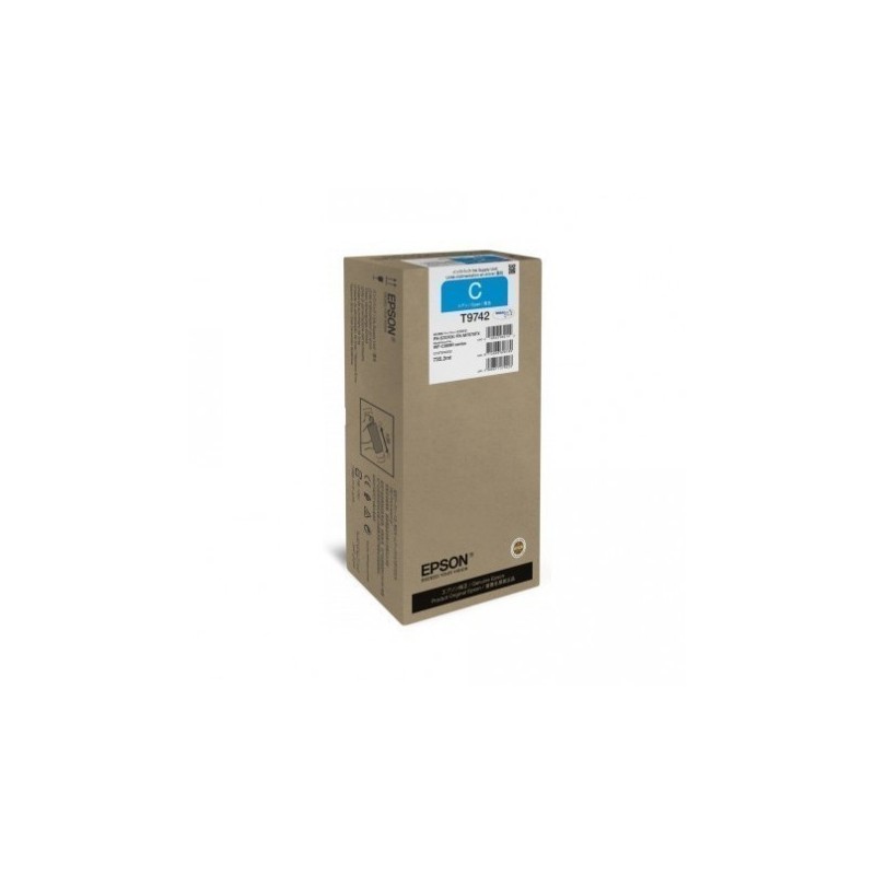 CARTUCCIA ORIGINALE EPSON C13T974200 T9742 WorkForce PRO WF869 CIANO