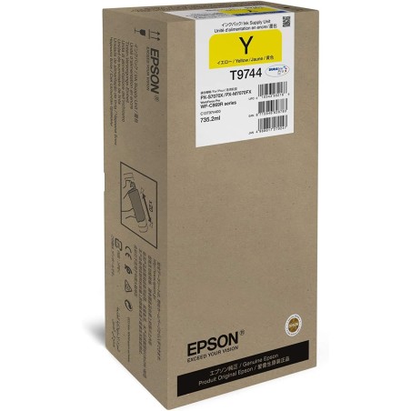 CARTUCCIA ORIGINALE EPSON C13T974400 T9744 WorkForce PRO WF869 GIALLO