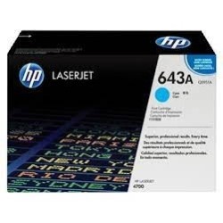TONER ORIGINALE HP COLOR LASERJET 4700 CIANO Q5951A 10K