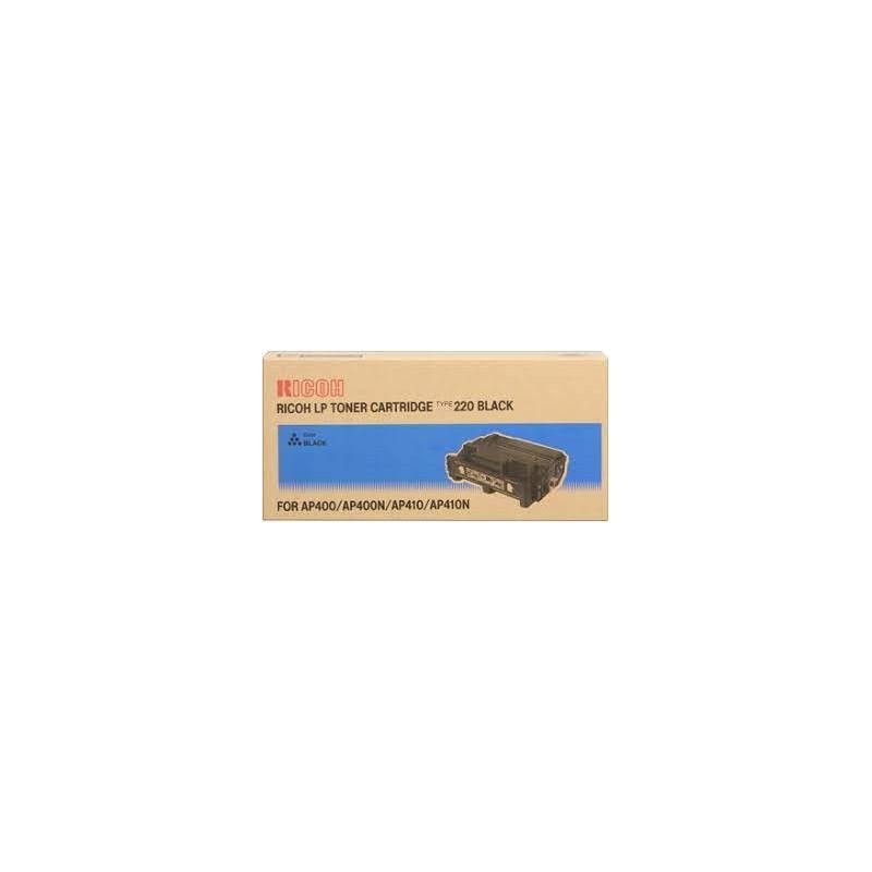 TONER ORIGINALE RICOH AP 400 AP 410 400943 TYPE 220 NERO 15K