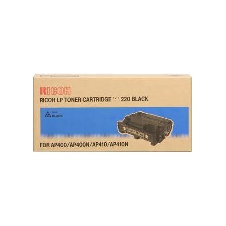 TONER ORIGINALE RICOH AP 400 AP 410 400943 TYPE 220 NERO 15K