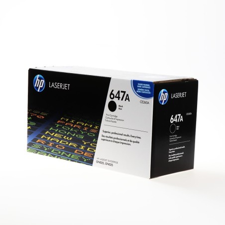 TONER ORIGINALE HP Enterprise CM 4540 CP 4020 CE260A 647A NERO