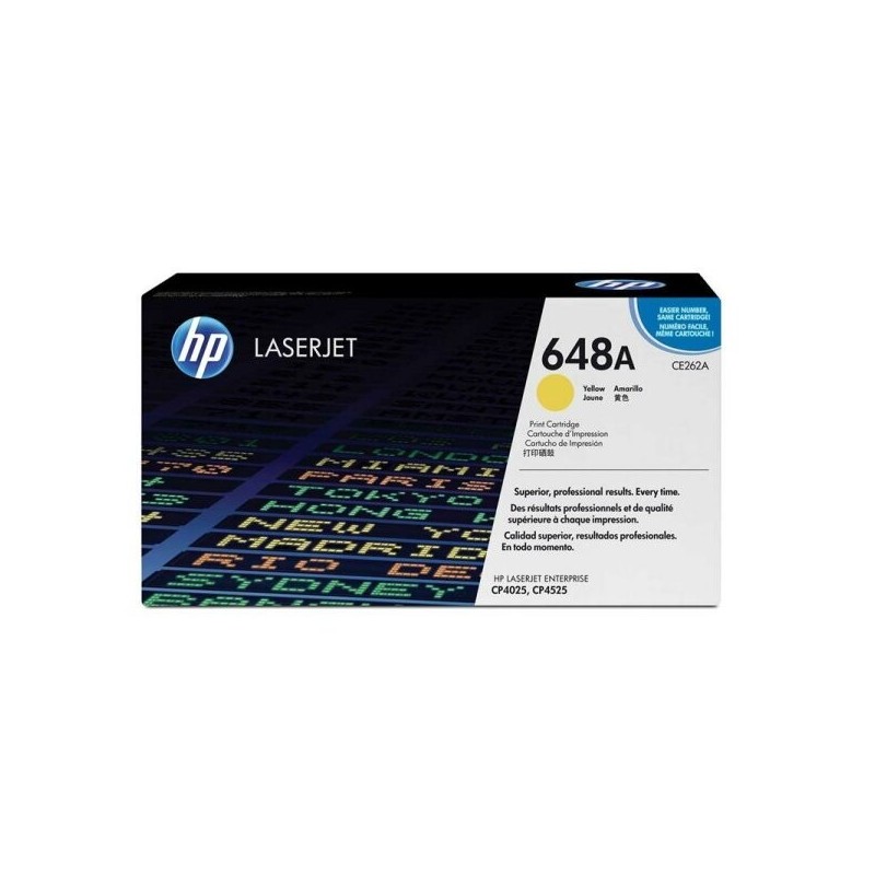 TONER ORIGINALE HP Enterprise CM 4540 CP 4020 CE262A 648A GIALLO