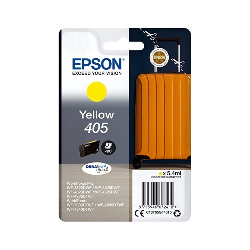 CARTUCCIA ORIGINALE EPSON 405 GIALLO C13T05G44010 WF-3820DWF WF7310