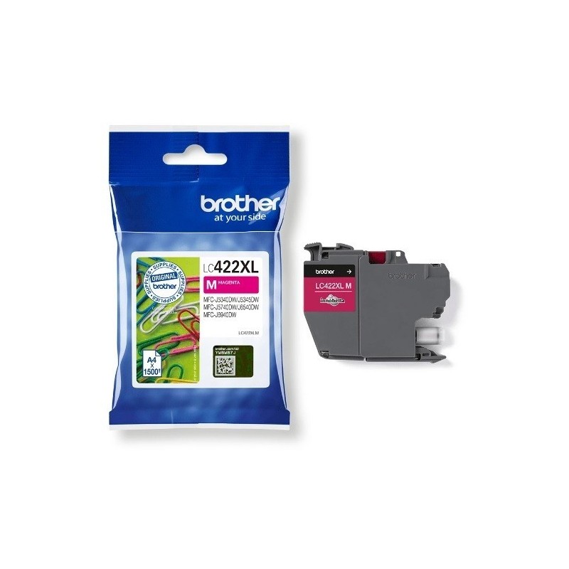 CARTUCCIA ORIGINALE BROTHER LC422XLM LC-422XL MAGENTA MFC-J5340DW