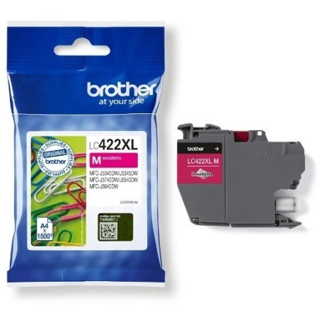 CARTUCCIA ORIGINALE BROTHER LC422XLM LC-422XL MAGENTA MFC-J5340DW