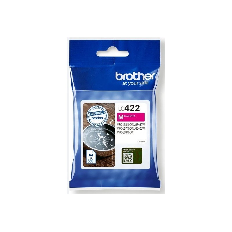 CARTUCCIA ORIGINALE BROTHER LC422MG LC-422 MAGENTA MFC-J5340DW