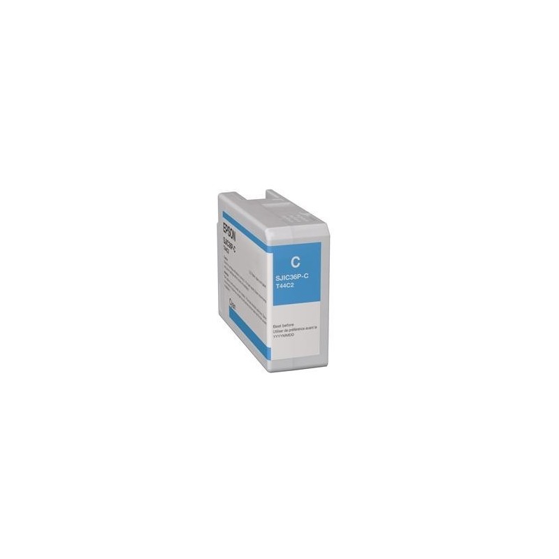 CARTUCCIA ORIGINALE EPSON CIANO C13T44C240 SJIC36P COLORWORKS C6000 C6500