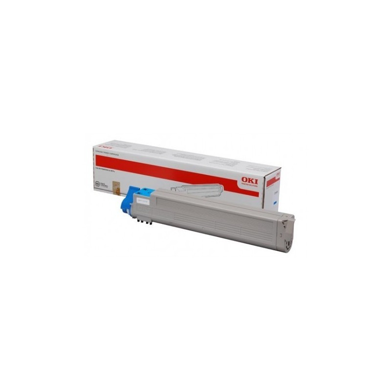 TONER ORIGINALE OKI C9655 43837131 CIANO 22K