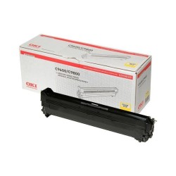 GRUPPO TAMBURO ORIGINALE OKI C9655 C9650 C9850 C9600 C9800 42918105 GIALLO 30K