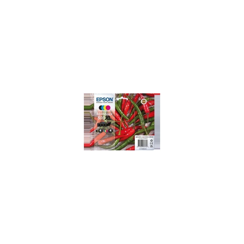 MULTIPACK ORIGINALE EPSON 503XL C13T09R64010 BK CY MA YE WorkForce WF-2960DWF