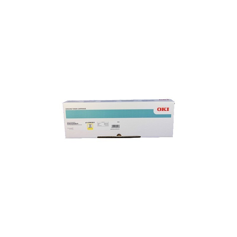TONER ORIGINALE OKI 45862819 GIALLO ES8453 ES8473