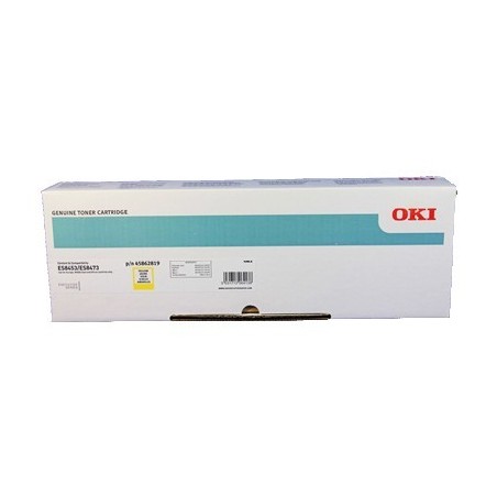 TONER ORIGINALE OKI 45862819 GIALLO ES8453 ES8473