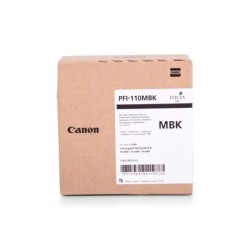 CARTUCCIA ORIGINALE CANON 2363C001 PFI-110MBK PF110MBK NERO OPACO imagePROGRAF TX-2000 TX-3000 TX-4000