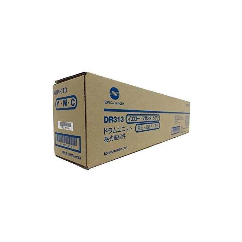 GRUPPO TAMBURO ORIGINALE KONICA MINOLTA DR313 DR-313CMY COLORE A7U40TD 75K