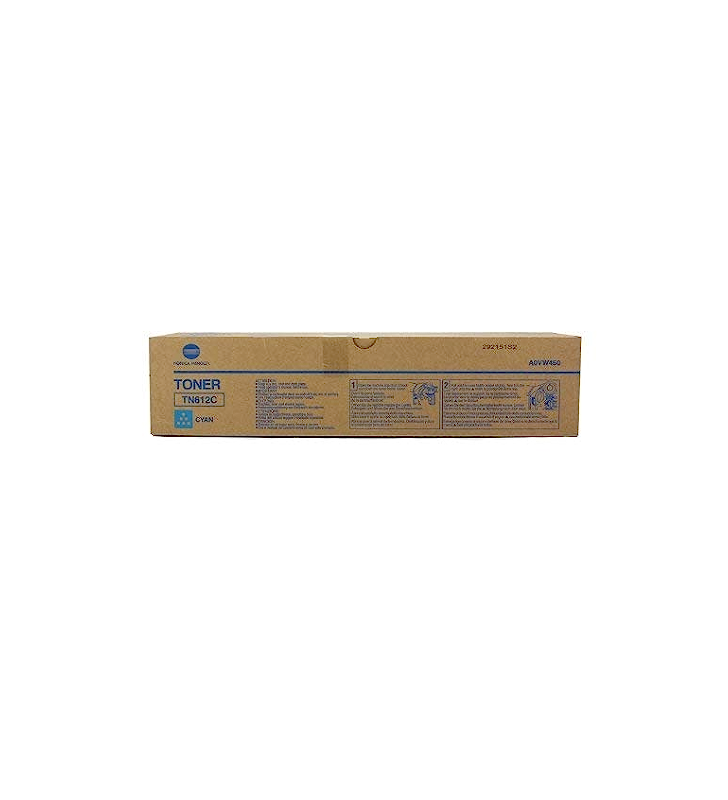 TONER ORIGINALE Konica Minolta BIZHUB PRO C5500 TN-612C CIANO A0VW450