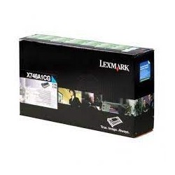 TONER ORIGINALE LEXMARK X746 X748 X746A1CG CIANO 7K